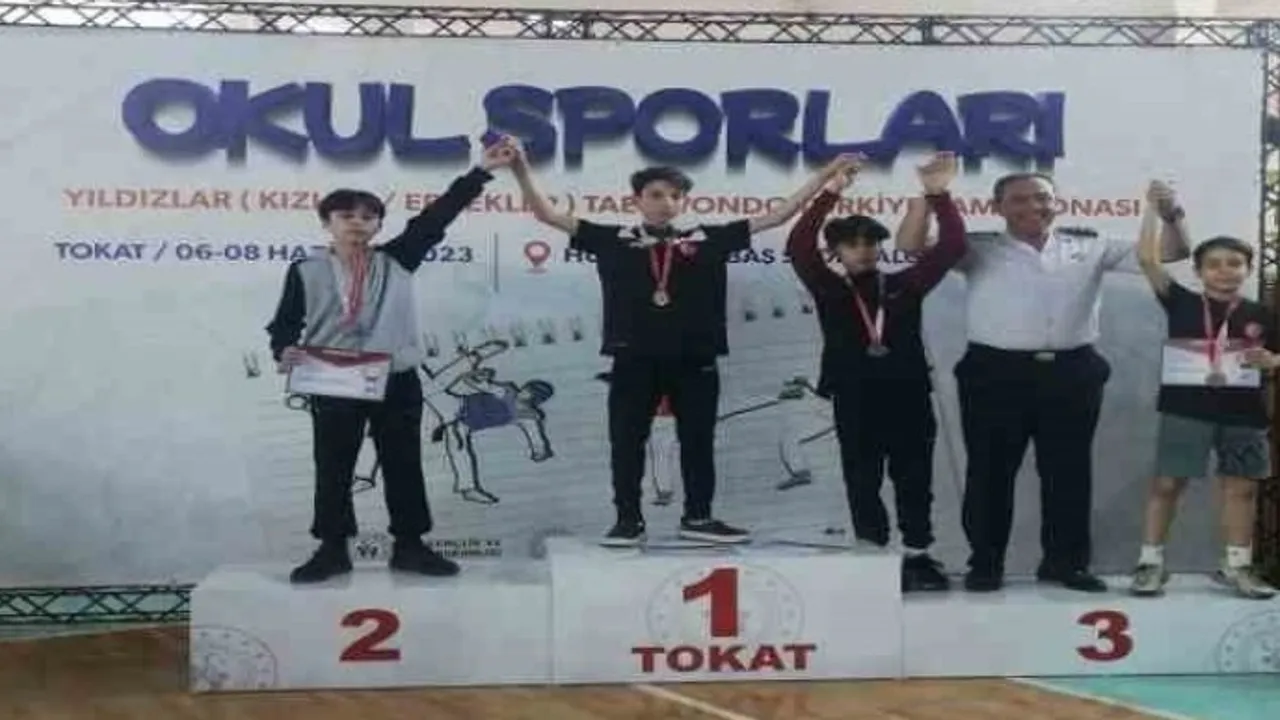 Bozüyük’lü öğrenci taekwondo müsabakasında Türkiye şampiyonu oldu