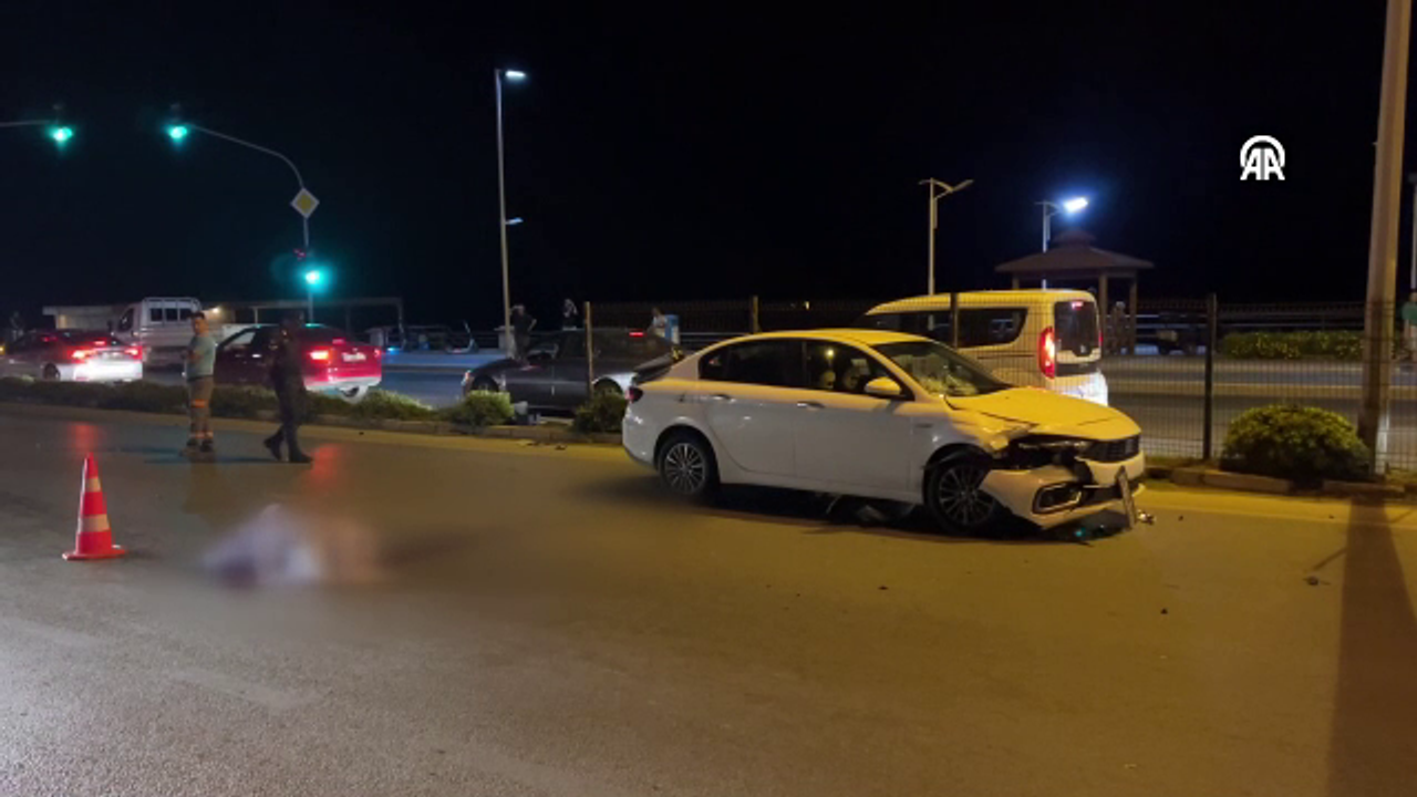 Alanya'da otomobilin çarptığı yaya yaşamını yitirdi