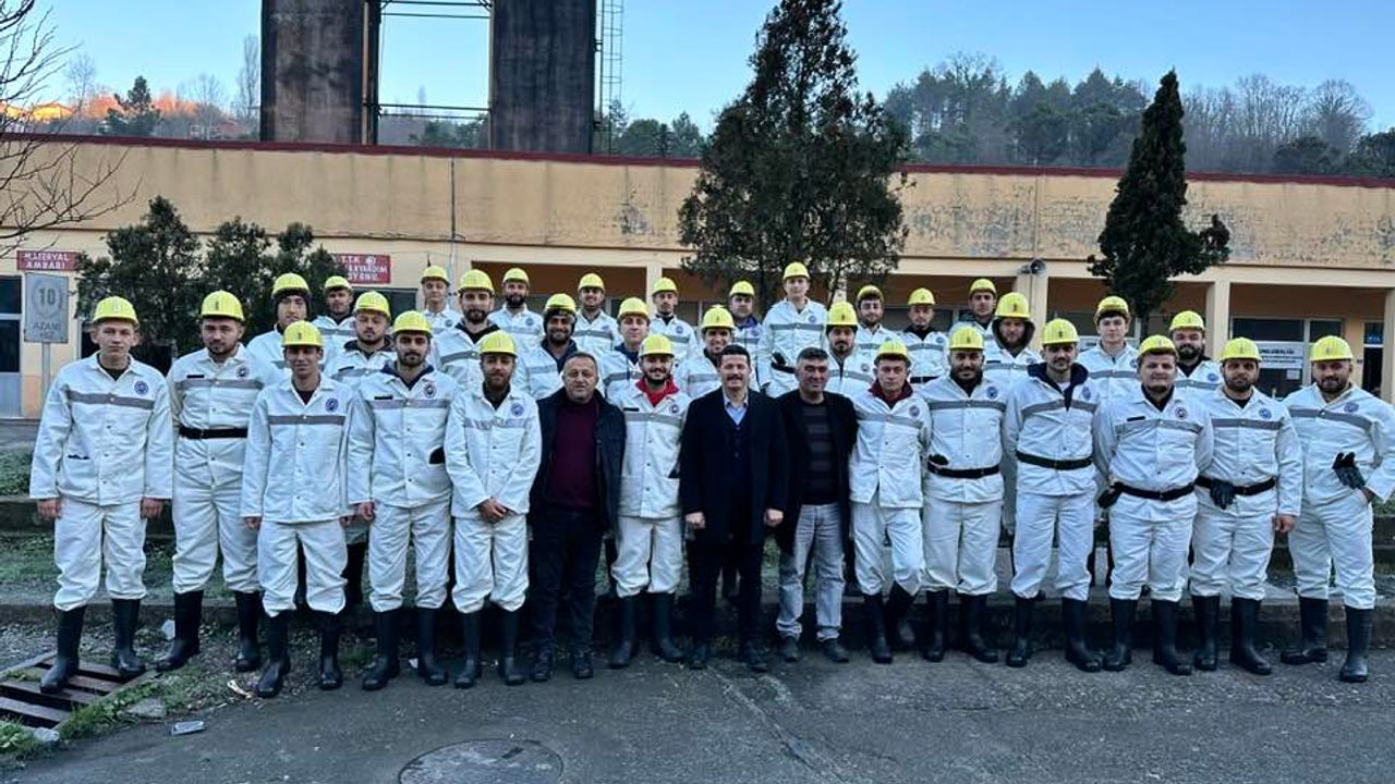 TTK Armutçuk Müessesesinde, 64 yeni maden işçisi ocağa indi
