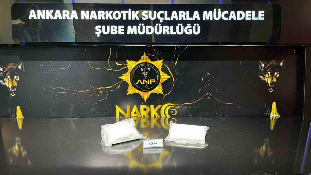Ankara’da 2 kilo 279 gram kokain ele geçirildi