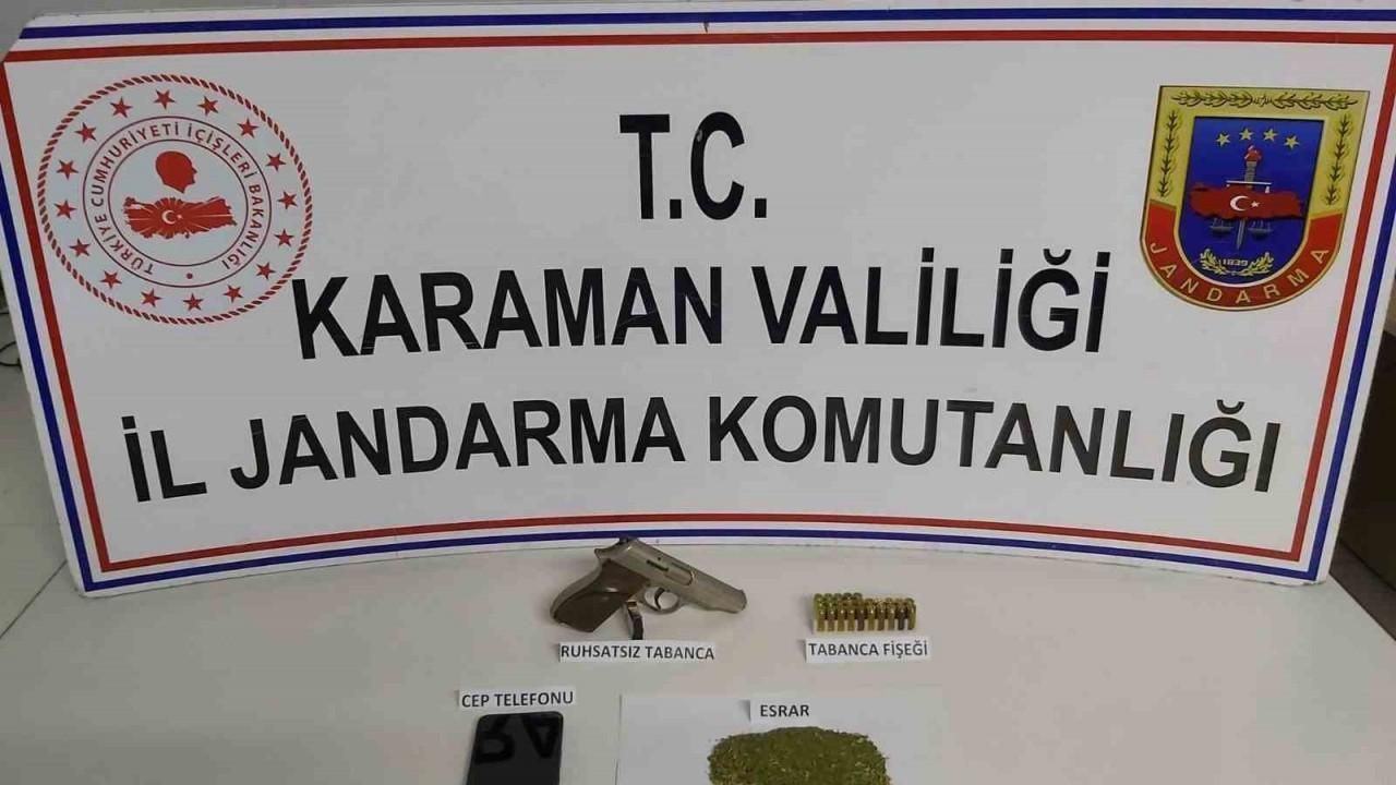 Karaman’da uyuşturucu operasyonu: 1 gözaltı