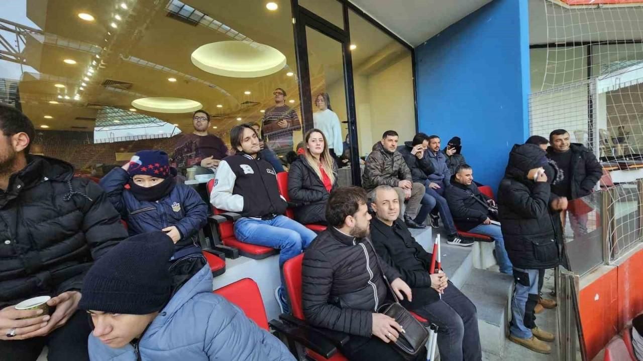 Ülkü Ocakları, Kayserispor maçını görme engellilerle birlikte izledi