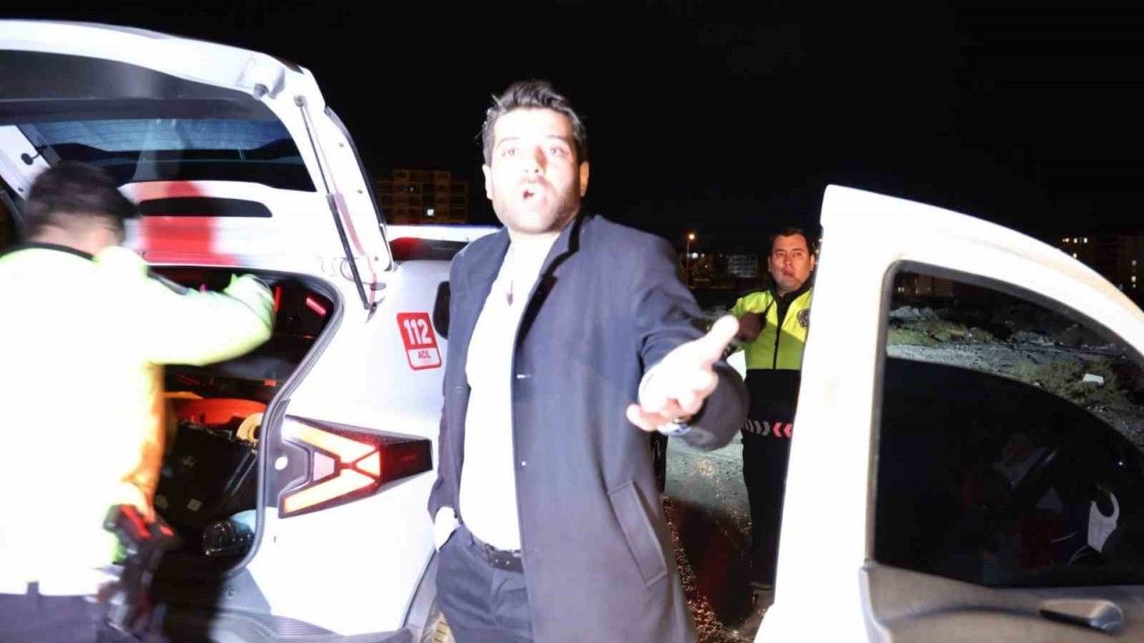 Alkollü araç kullanıp polisten kaçtı, yakalanınca "Bir şey yok" dedi
