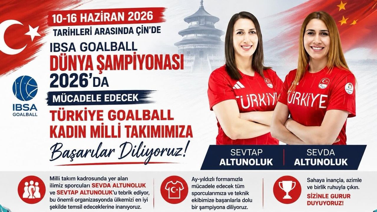 Tokatlı Milli Sporcular Çin Yolcusu! Goalball Dünya Şampiyon
