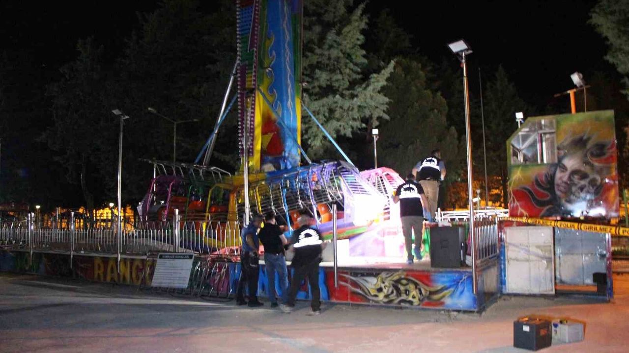 Amasya'da lunaparkta ölümle sonuçlanan kazada 2 tu
