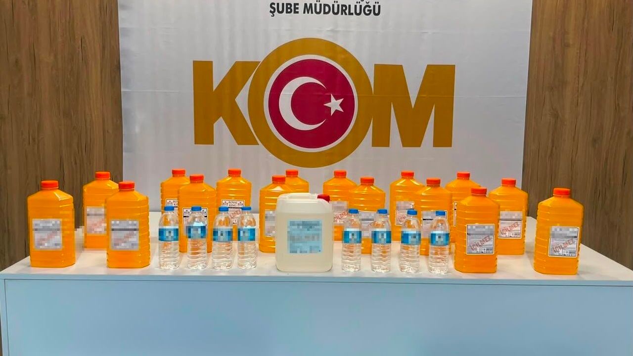 Kaçak içki ve makaron operasyonu: Çok sayıda ürün ele geçiri