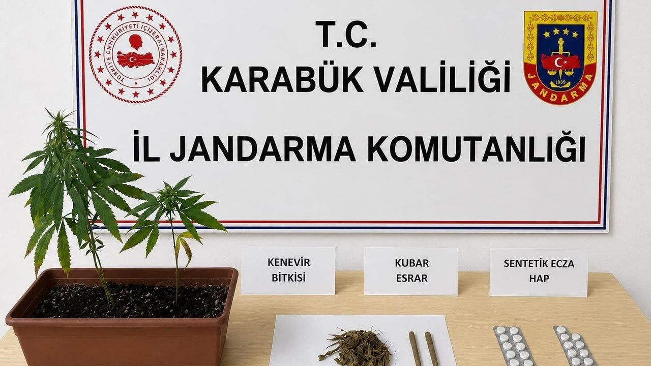 Karabük'te uyuşturucu operasyonu: 151 sentetik hap ele geçir