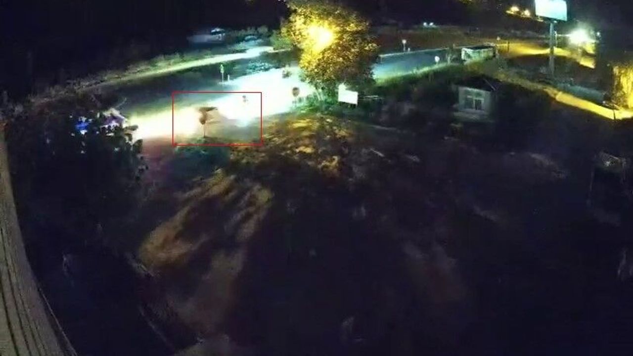 Ölümlü kazanın güvenlik kamerası görüntüleri ortaya çıktı