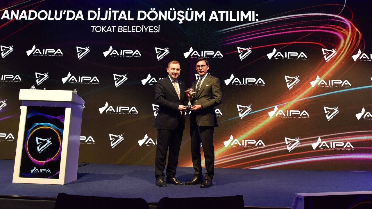 Tokat Belediyesi’ne Yapay Zeka Ödülü