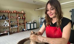 Tokat’ta Çömlekçiliğe ilgi duyan kadın, KOSGEB desteğiyle atölye açtı