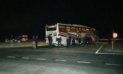 Tokat'ta tüfekle ateş edilen yolcu otobüsünde hasar oluştu