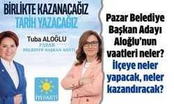 Pazar Belediye Başkan Adayı Aloğlu’nun vaatleri neler? İlçeye neler yapacak, neler kazandıracak?