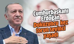 Cumhurbaşkanı Erdoğan 9'ncu kez torun sevinci yaşadı
