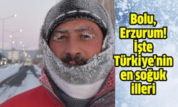 Bolu, Erzurum, Erzincan! İşte Türkiye'nin en soğuk illeri
