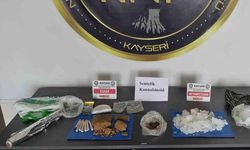 Kayseri’de 1 kilo 385 gram uyuşturucu ele geçirildi