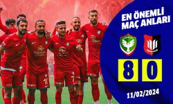 Amedspor 8 – 0 Uşakspor maç özeti ve golleri