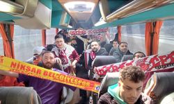 Tokatlı taraftarlar Erbaaspor'a destek için yola çıktı 