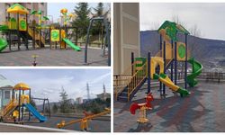 Tokat TOKİ'de yenilenen çocuk parkları sevinçle karşılandı