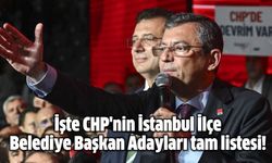İşte CHP'nin İstanbul İlçe Belediye Başkan Adayları tam listesi!