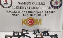 Samsun'da silah kaçakçılığı operasyonunda 5 zanlı yakalandı