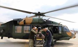 Şırnak’ta kalp krizi geçiren bir vatandaş askeri helikopterle hastaneye ulaştırıldı