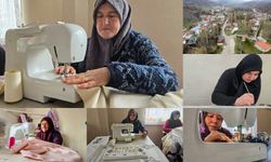 Tokat'ın Alpudere köyünde açılan kurs, kadınların becerilerini geliştirdi!