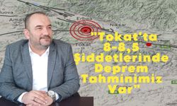 ATAK-DER Başkanı: "Tokat'ta Büyük Bir Deprem Bekliyoruz"