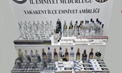 Samsun'da kaçak alkol ve sigara operasyonunda 4 şüpheli yakalandı