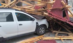 Amasya Suluova’da fırtına ortalığı birbirine kattı! Vatandaşlar deprem sandı!