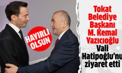 Başkan Yazıcıoğlu, Vali Hatipoğlu'nu zyaret etti