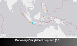 Endonezya'da şiddetli deprem! (6.1)
