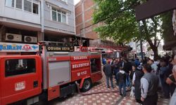 Amasya'da çıkan yangında 2 iş yeri zarar gördü