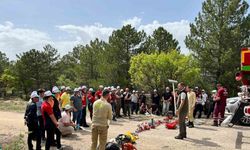 Konya’da orman gönüllüsü öğretmenlere yangın gönüllü eğitimi verildi
