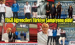 TOGÜ öğrencileri Türkiye Şampiyonu oldu!