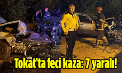 Tokat'ta feci kaza: 7 yaralı!