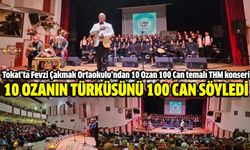 Tokat Fevzi Çakmak Ortaokulu 10 Ozan 100 Can THM konseri fotoğrafları