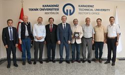 Avrasya Basın Yayın Birliği üyelerinden KTÜ Rektörü Prof. Dr. Çuvalcı'ya ziyaret