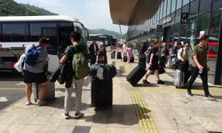 Trabzon Şehirlerarası Otobüs Terminali’nde Kurban Bayramı yoğunluğu
