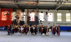 OMÜ Alaçam MYO'da mezuniyet töreni yapıldı