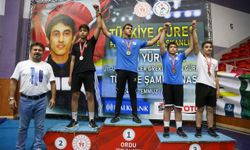 Ordu'da, 11-13 Yaş Altı Erkekler Grekoromen Güreş Türkiye Şampiyonası sona erdi
