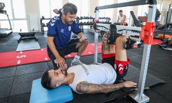 Samsunspor'da futbolcular, kuvvet ve anatomik testlerinden geçti