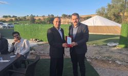 Şırnak'a atanan Vezirköprü İlçe Jandarma Komutanı Çetinkaya'ya veda yemeği