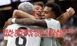 Real Madrid Real Valladolid maç özeti ve golleri (3-0)