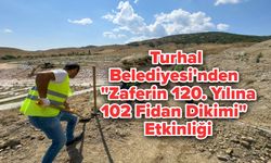 Turhal Belediyesi'nden "Zaferin 120. Yılına 102 Fidan Dikimi" Etkinliği