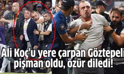 Ali Koç'u yere çarpan Göztepeli pişman oldu, özür diledi!