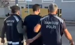 Samsun’da 15 yıl ve 12 yıl hapis cezası ile 5 yıldır aranan karı-koca polisin operasyonuyla yakalandı