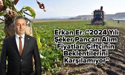 Erkan Er: "2024 Yılı Şeker Pancarı Alım Fiyatları Çiftçinin Beklentilerini Karşılamıyor"