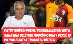 Fatih Terim'in prensi Fenerbahçe'nin orta sahasına geliyor! Mourinho onay verdi, 10 milyon euroya transfer bitiyor