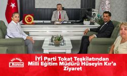 İYİ Parti Tokat Teşkilatından Milli Eğitim Müdürü Hüseyin Kır’a Ziyaret