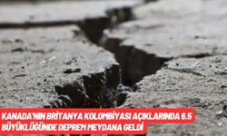 Kanada'nın Britanya Kolombiyası açıklarında 6.5 büyüklüğünde deprem meydana geldi